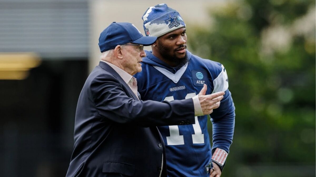 Micah Parsons, Jerry Jones-2