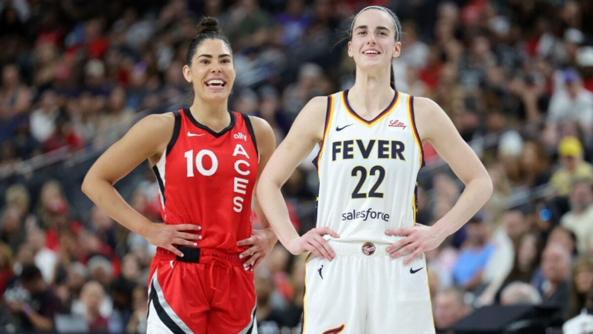 "Motel 6 to Four Seasons" - Colin Cowherd Gives Reality Check to Kelsey Plum over Caitlin Clark Diss 2 Kelsey Plum has won all her games against Caitlin Clark