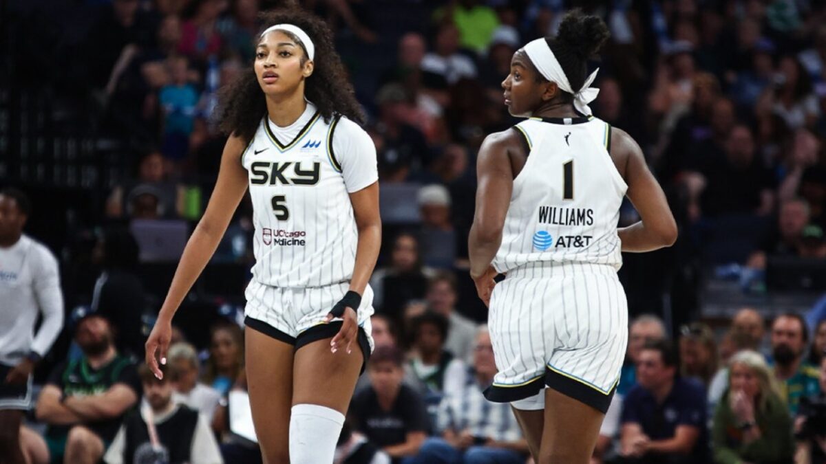 Angel Reese notched her 10th straight double double in loss