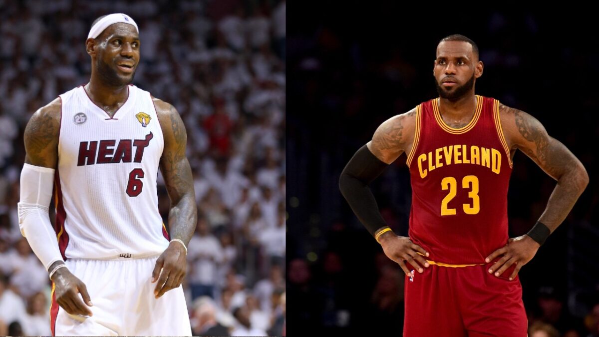 Jeff Teague Walking Back on LeBron James Steroids Allegations Trolled on Social Media: "Klutch Sports Sent the Black SUVs" 2 Fans still debate between Miami Heat and Cleveland Cavaliers versions of LeBron James