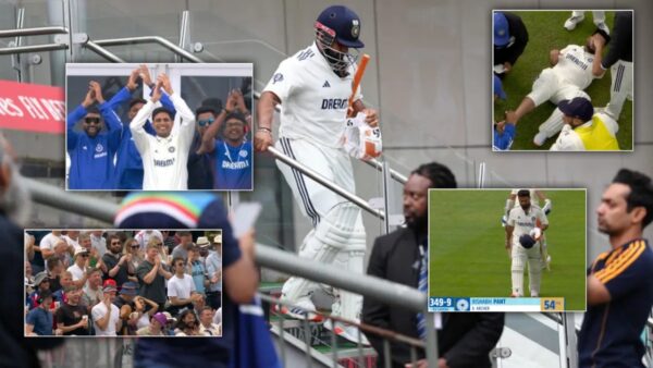 (Video) Rishabh Pant Gets Thunderous Applause from English Crowd as he Hobbles Down to Bat Despite Toe Fracture