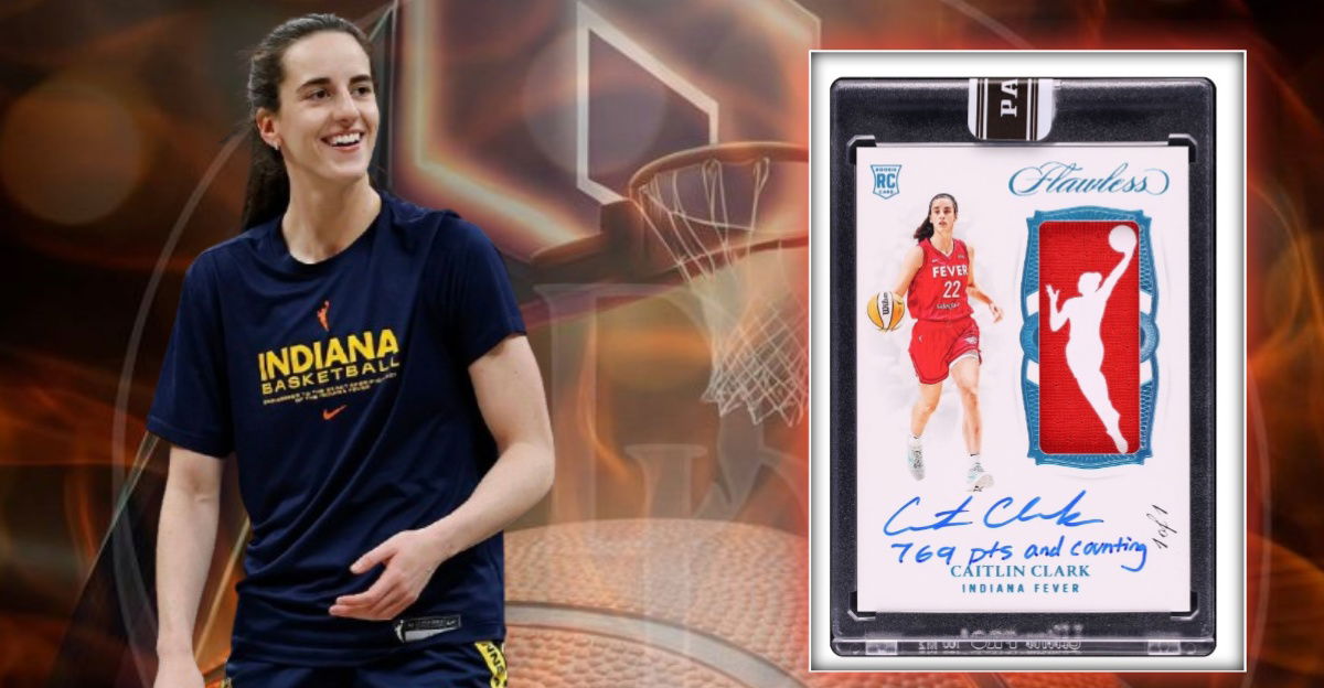 Rare Caitlin Clark Trading Card Obliterates WNBA Record by $300K