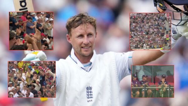 (Video) ‘History-Maker’ Joe Root Gets Standing Ovation After Becoming 2nd Highest Run-Scorer in Test Cricket