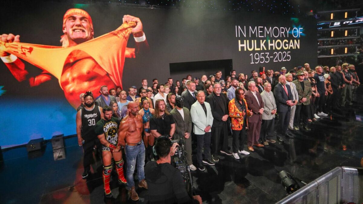 Hulk Hogan's Wife Pens a Gut-Wrenching Note on Her Husband's Shocking demise 1 WWE paying homage to Hulk Hogan