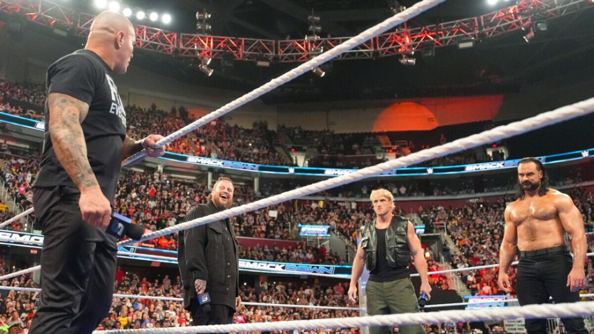 Randy Orton, Jelly Roll, Logan Paul and Drew McIntyre