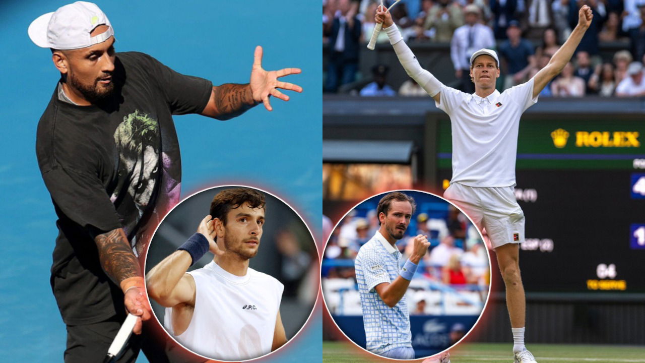 Nick Kyrgios Mocks Jannik Sinner After He’s Called ‘Smartest Player’ by Daniil Medvedev and Lorenzo Musetti