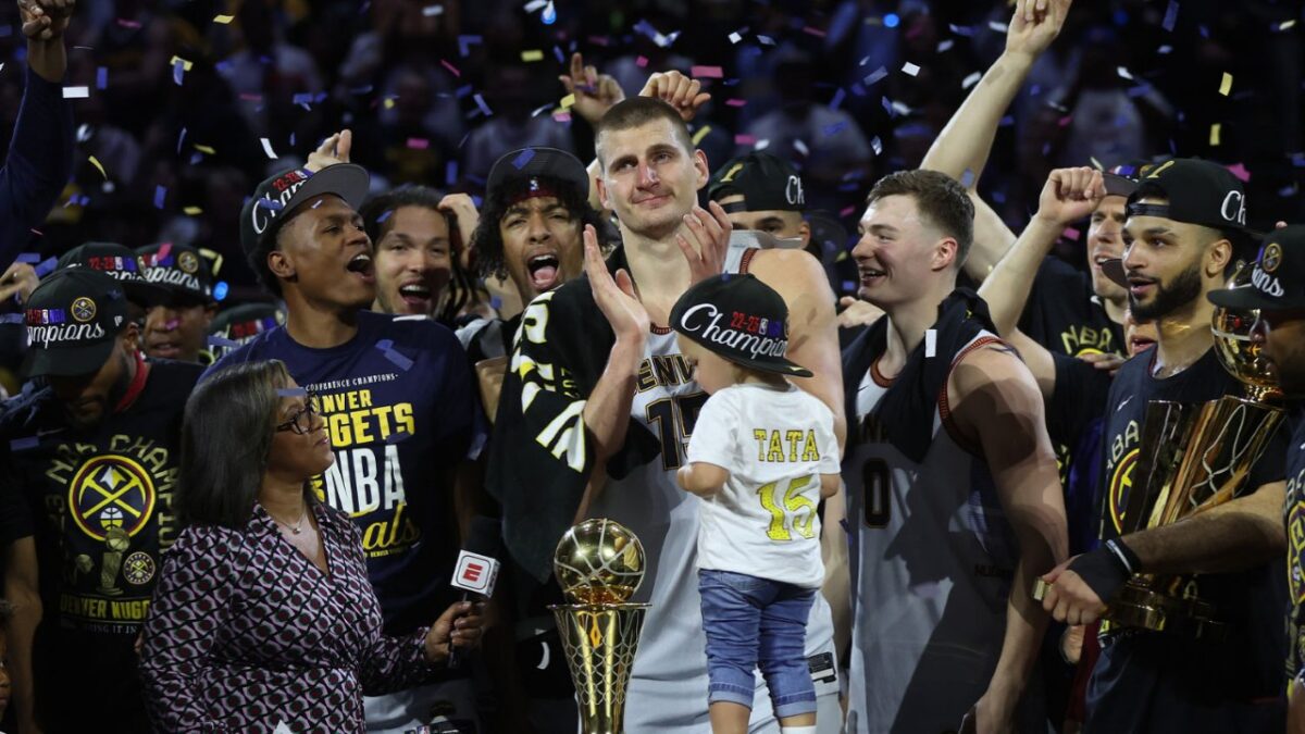 Nikola Jokic's Emotions After Winning Horse Race Surprises Fans: "NBA is the Side Quest" 1 Nikola Jokic did not show similar emotions after winning NBA title