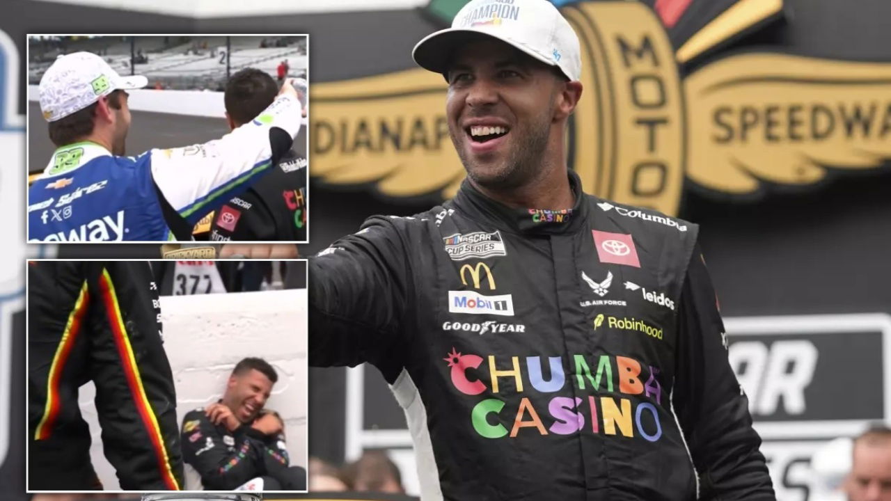 Ryan Blaney and Daniel Suarez Take Sweet Revenge on Bubba Wallace During Brickyard 400 Victory Celebration