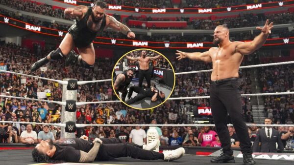 (Video) Bron Breakker and Bronson Reed Decimate Roman Reigns and Jey Uso in Epic Brawl on Raw
