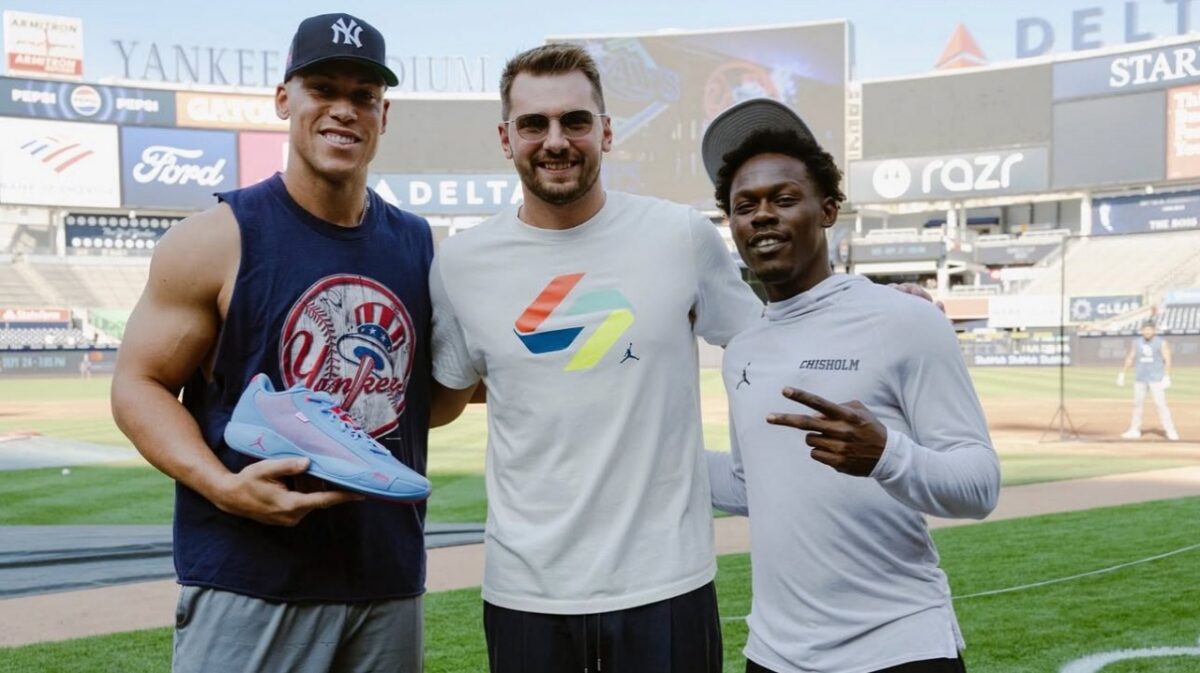 'Ripped' Luka Doncic Takes Sly Dig at Nico Harrison over Men's Health Magazine 1 Luka Doncic with Yankees stars Aaron Judge and Jazz Chisholm Jr