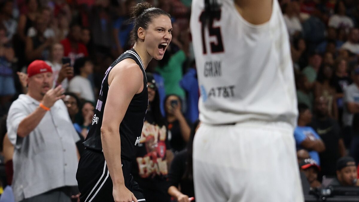 Fan Throwing NSFW Toy onto Court During WNBA Game Shocks Fans: "How Did They Get it Into The Arena?" 1 Cecilia Zandalasini after scoring the winning basket