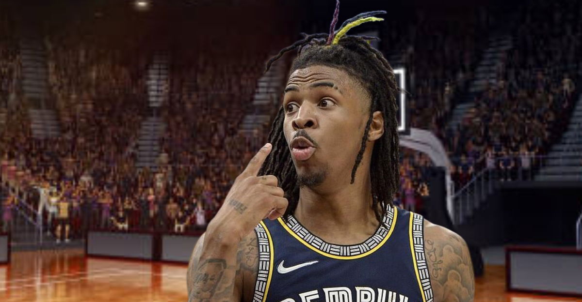 Ja Morant Scares Fans After Slipping on Dunk Attempt: “That Could Have Been a Torn ACL”