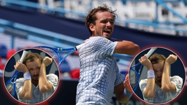 (In Pictures) Daniil Medvedev Creates a Unique ‘Sad Clown’ Celebration at the Canadian Open