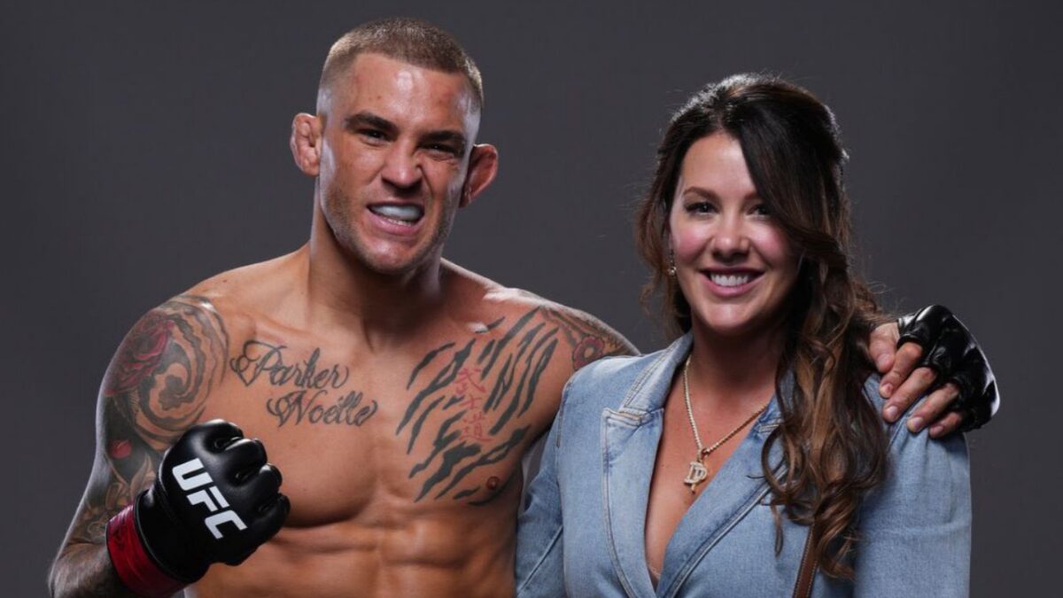 Dustin Poirier Gets Fans Excited Over Return to UFC After Retirement 1 Dustin Poirier with his wife