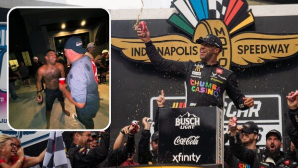 Bubba Wallace Realized He Is “Getting Old” After Waking up With a Hangover Following Indy Win