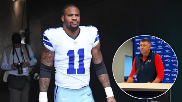 Mike Vrabel Gives Candid Response on Patriots Trading for Terry McLaurin and Micah Parsons