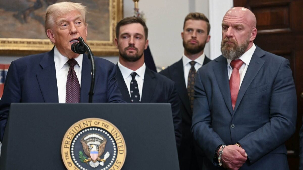 Triple H and Donald Trump