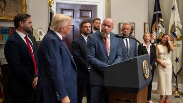 Triple H Comments on Being Included in Donald Trump’s Presidential Council on Physical Fitness After White House Appearance