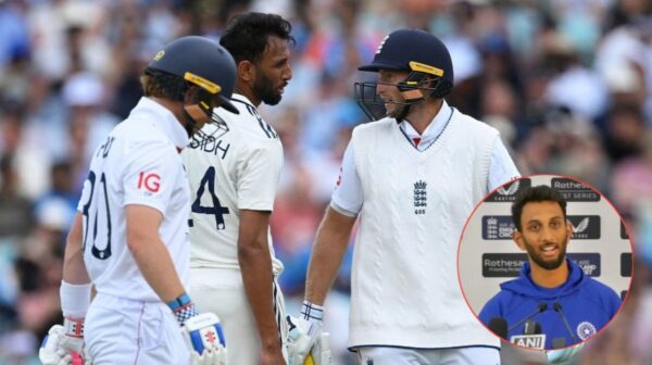 Prasidh Krishna on Joe Root argument