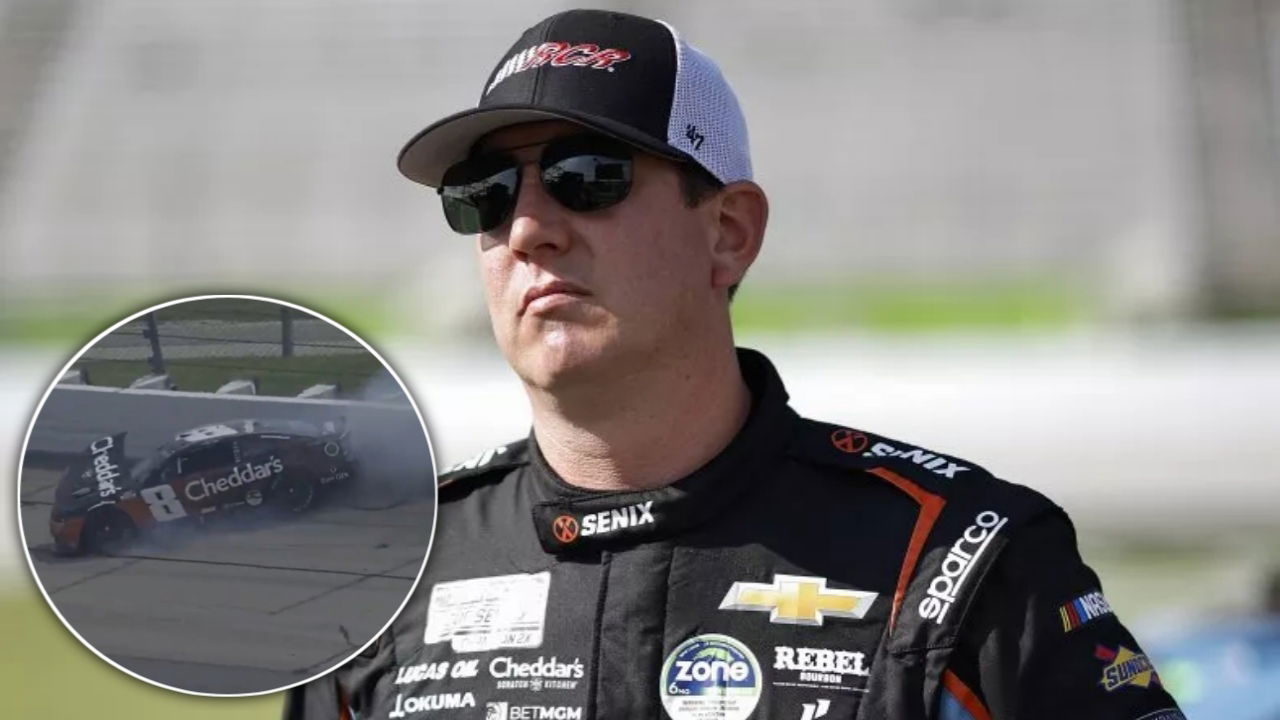 (Video) Kyle Busch Involved in Violent Wreck at Iowa Cup Practice