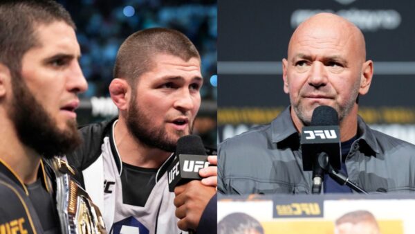 Khabib Nurmagomedov Adds to Dana White’s Worries After Leaking Islam Makhachev MSG Fight Announcement