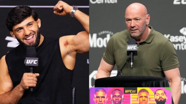 Dana White Alerted with Hilarious ‘Bathroom’ Request as Arman Tsarukyan Continues Online Taunts