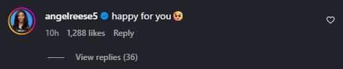 Angel Reese's reaction to DiJonai Carrington's trade