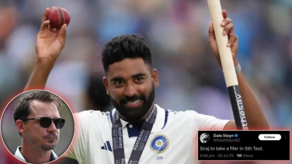 Mohammed Siraj Proves Dale Steyn Right, Bags Famous Fifer to Win Iconic Oval Test