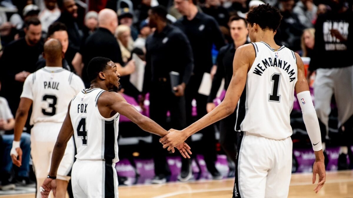 Victor Wembanyama and De'Aaron Fox