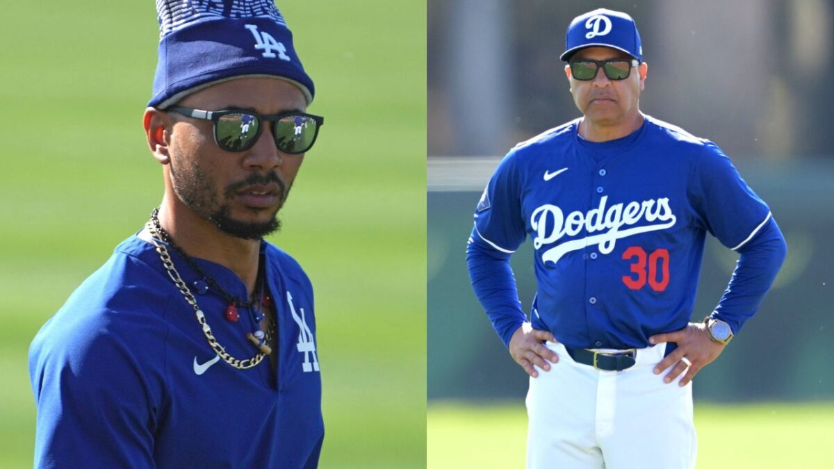 "I'm out of Answers," 8x All-Star Mookie Betts Opens up About Batting Struggles During 2025 Season 2 Mookie Betts and Dave Roberts