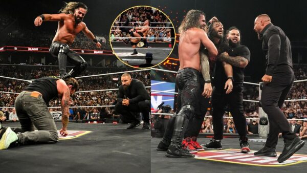 Seth Rollins’ Crew Destroys Roman Reigns, CM Punk and LA Knight in Statement-Making Assault on Raw