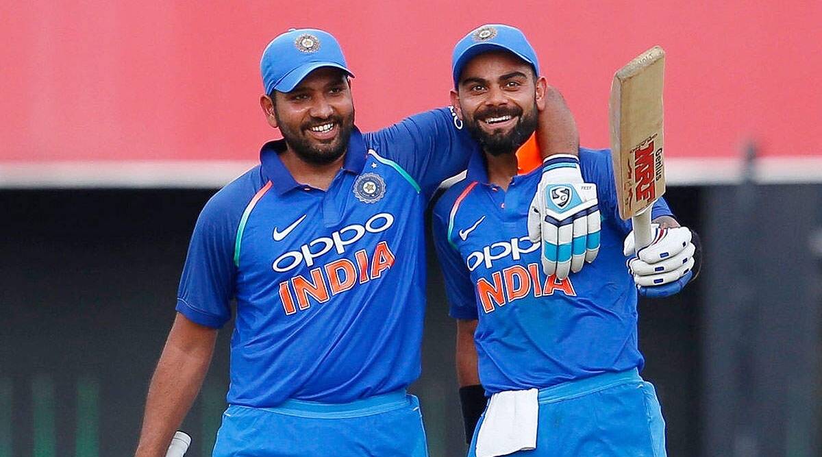 Virat Kohli and Rohit Sharma batting together