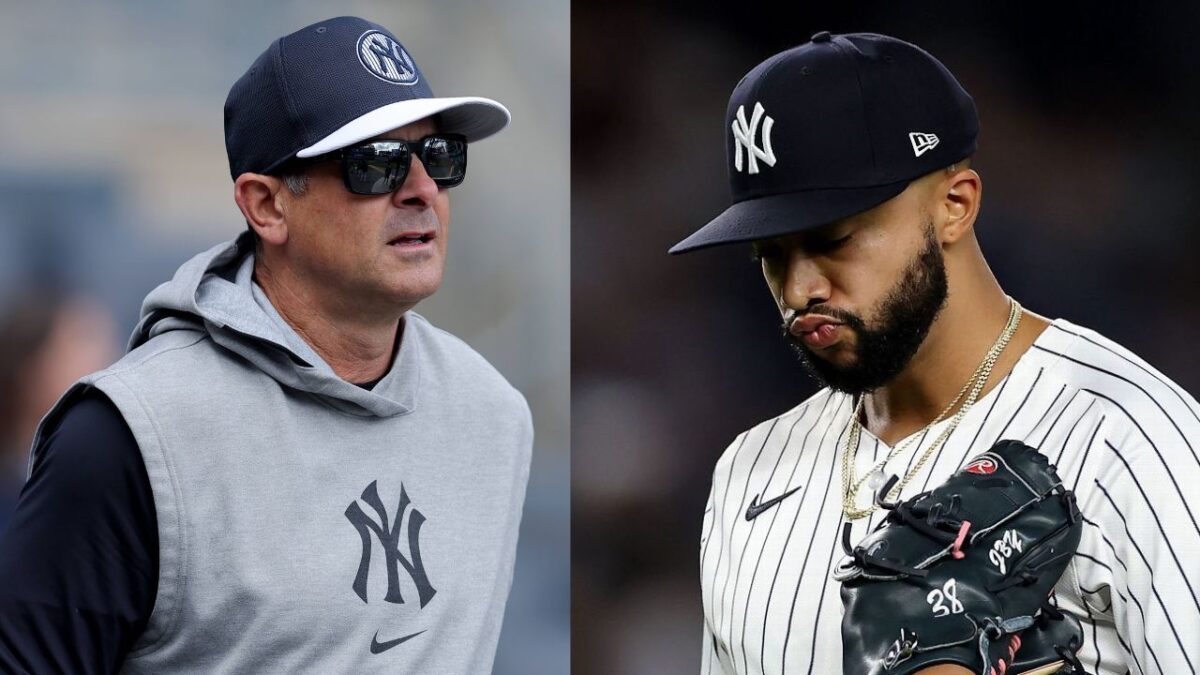 Aaron Boone and Devin Williams