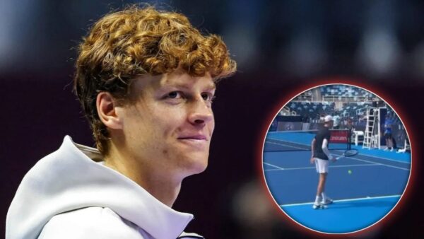 (Video) Jannik Sinner Spotted Practising With a Sleeve Ahead of Cincinnati Open