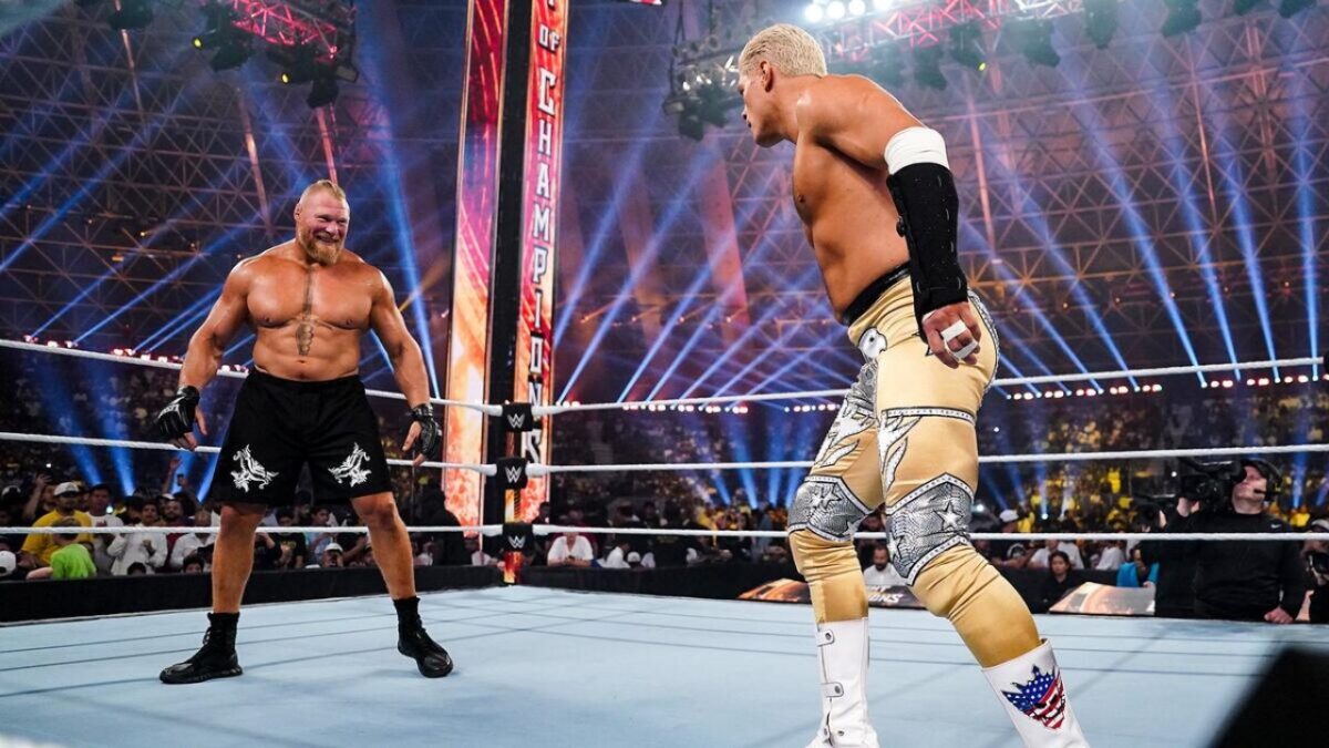 Brock Lesnar and Cody Rhodes