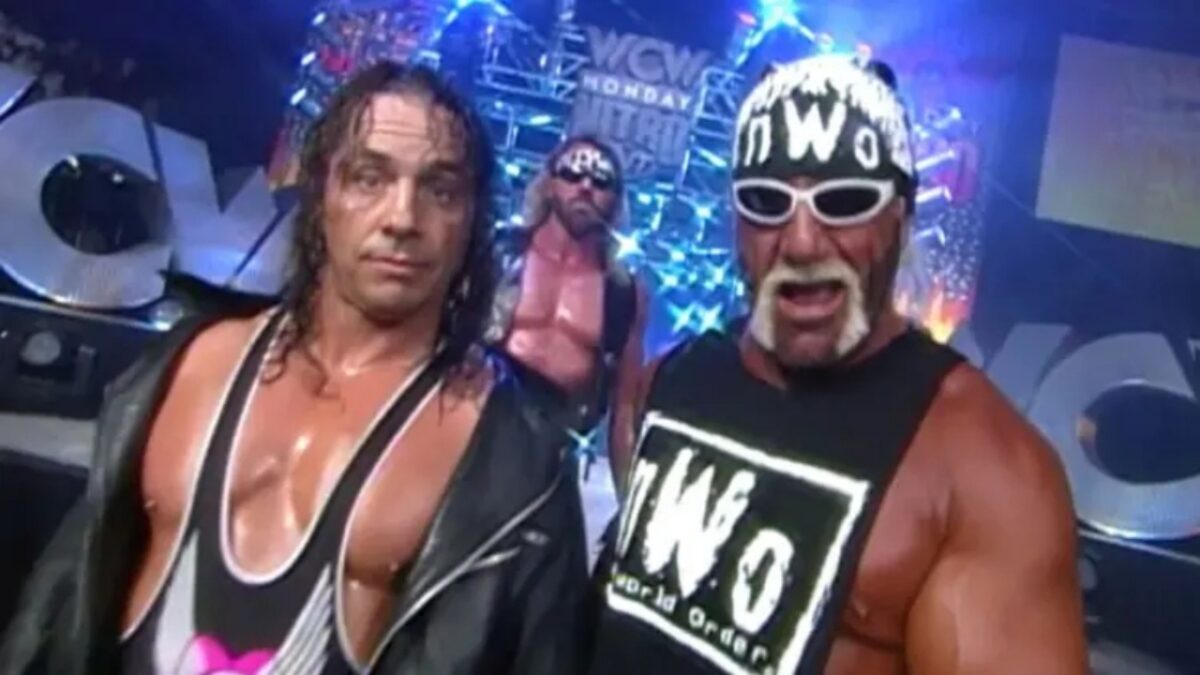 Bret Hart and Hulk Hogan in WCW
