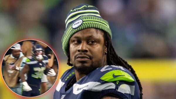 (Video) Marshawn Lynch Elbows Seahawks’ George Holani in Preseason Game for All the Right Reasons!