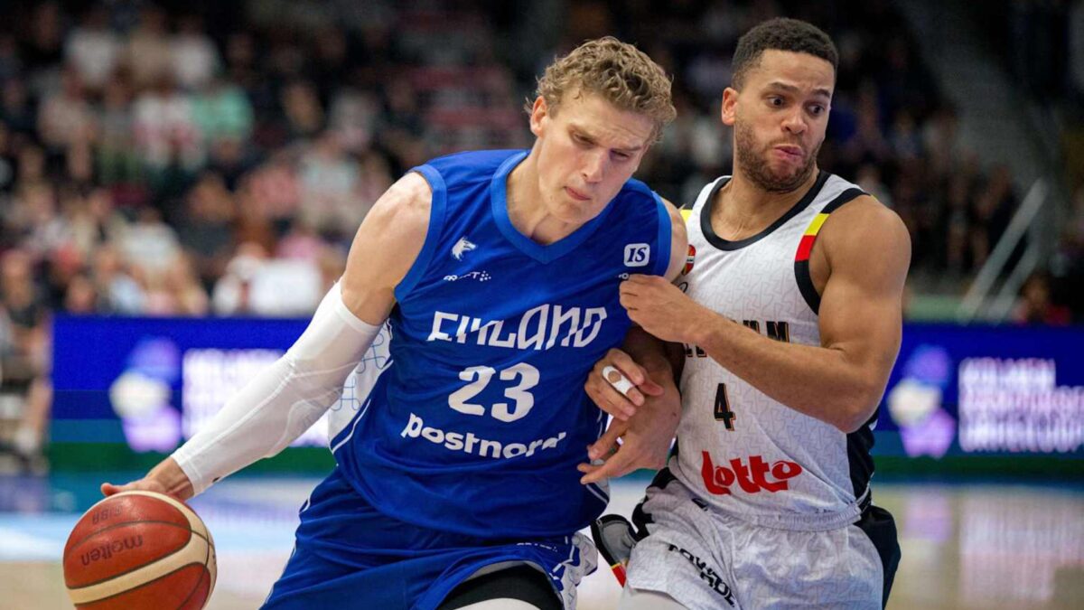 Lauri Markannen against Belgium