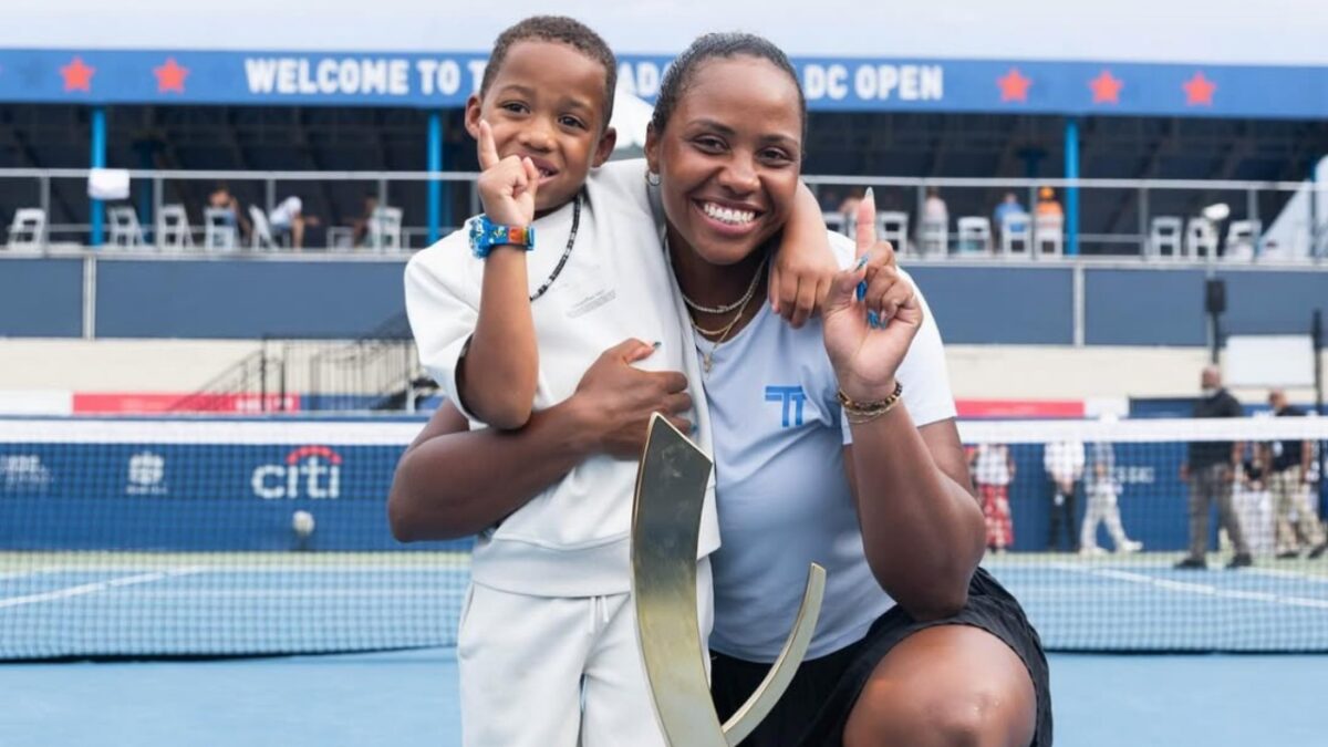 Taylor Townsend son Adyn Aubrey Washington Open 2025 