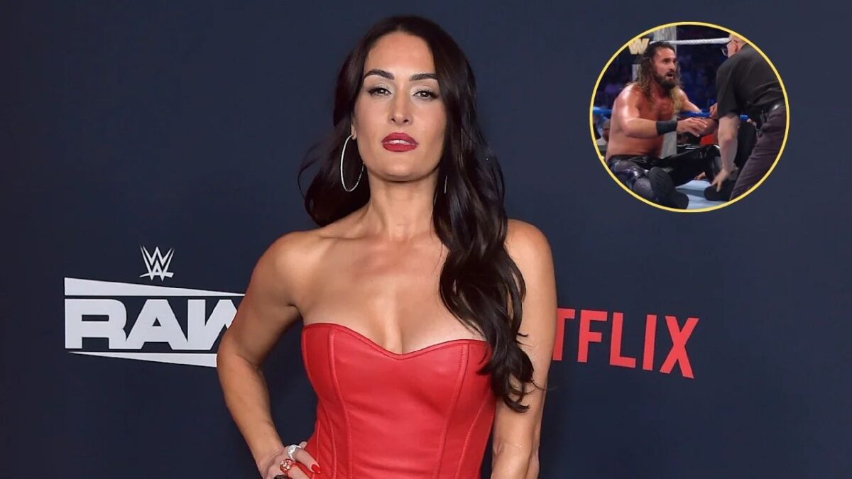 Nikki Bella and Seth Rollins