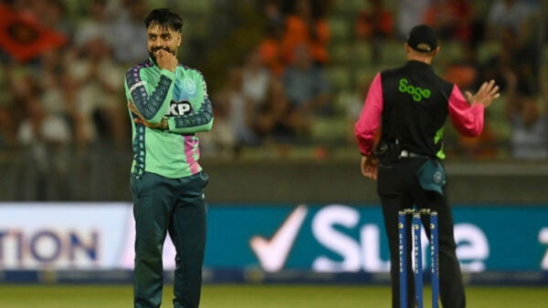 Rashid Khan Gets Unnecessary Record Registered to His Name After Getting Hammered by Liam Livingstone in The Hundred