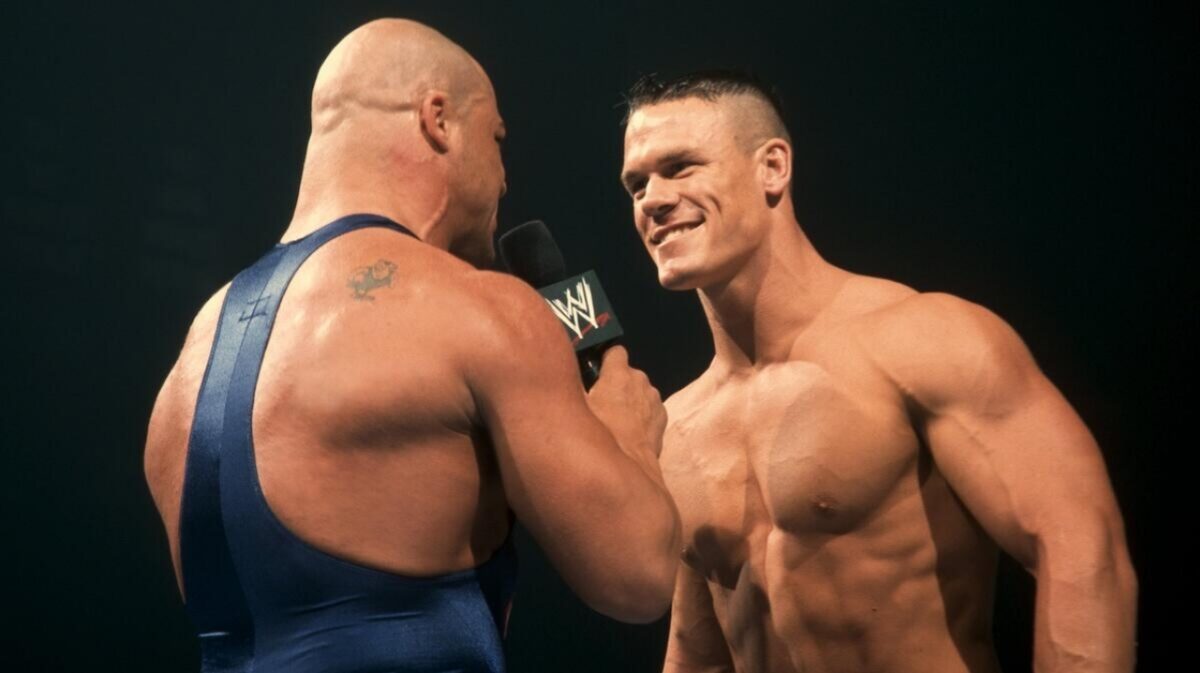 John Cena and Kurt Angle