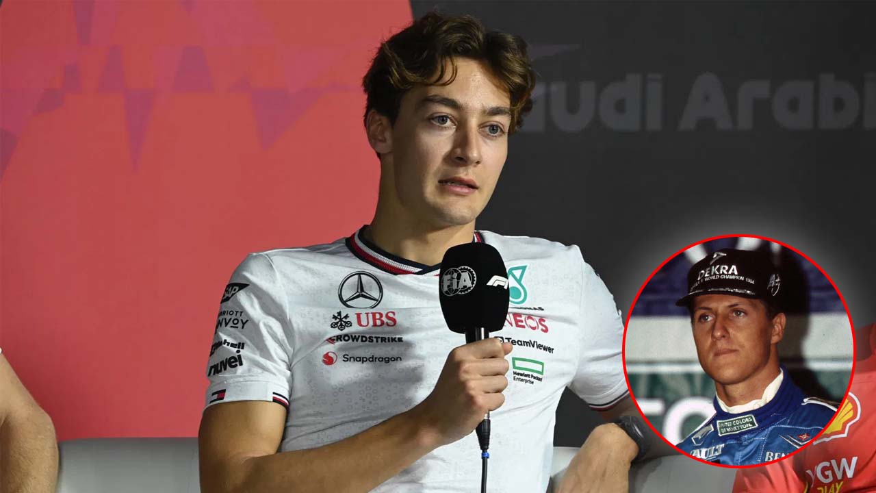George Russell Cites Michael Schumacher Example over F1 Title Ambitions Amid Mercedes Struggles
