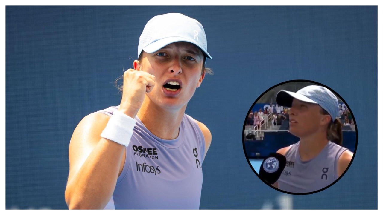 (Video) Iga Swiatek Gets Into an Awkward Confrontation With Interviewer After Reaching Cincinnati Open Final