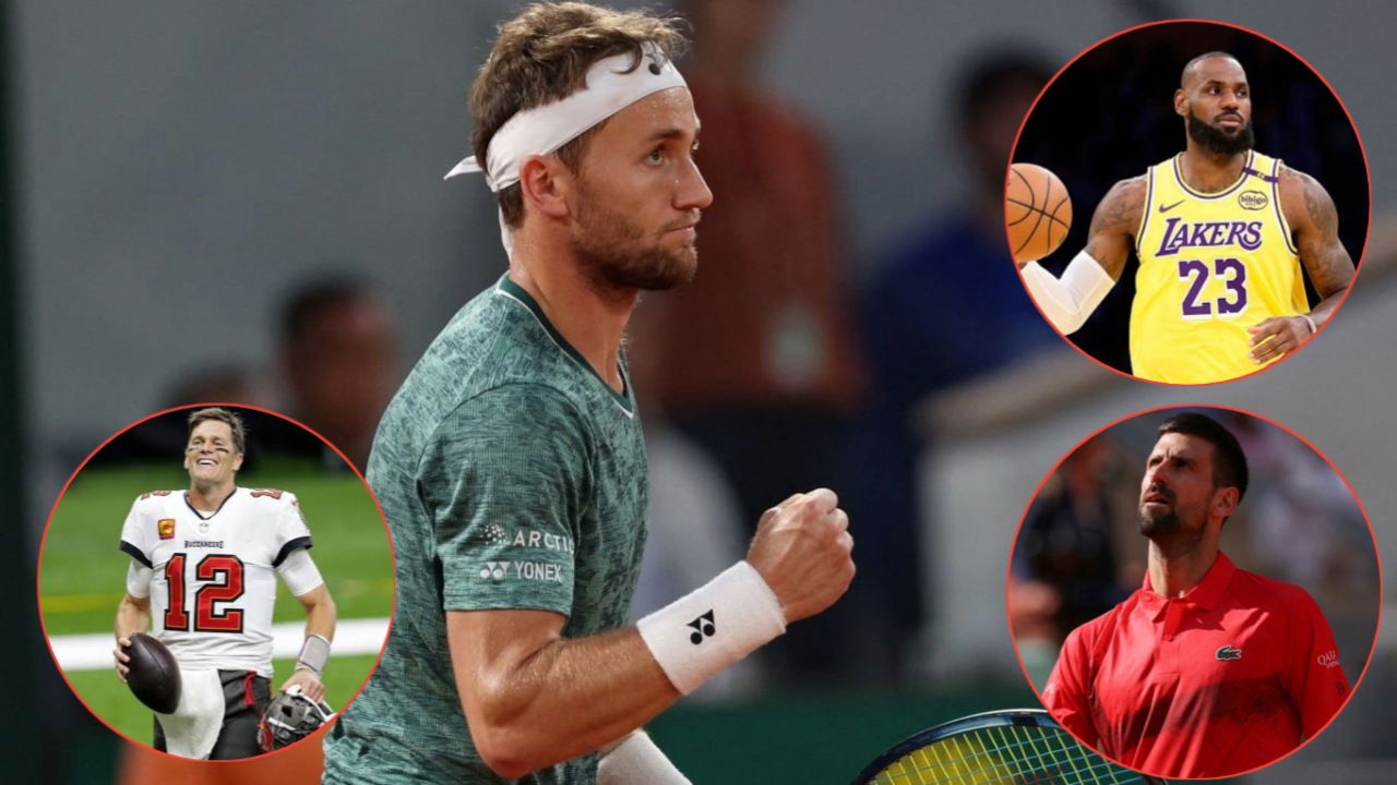 Casper Ruud Gives ‘Hot Take’ on Novak Djokovic, LeBron James, and Tom Brady GOAT Debate
