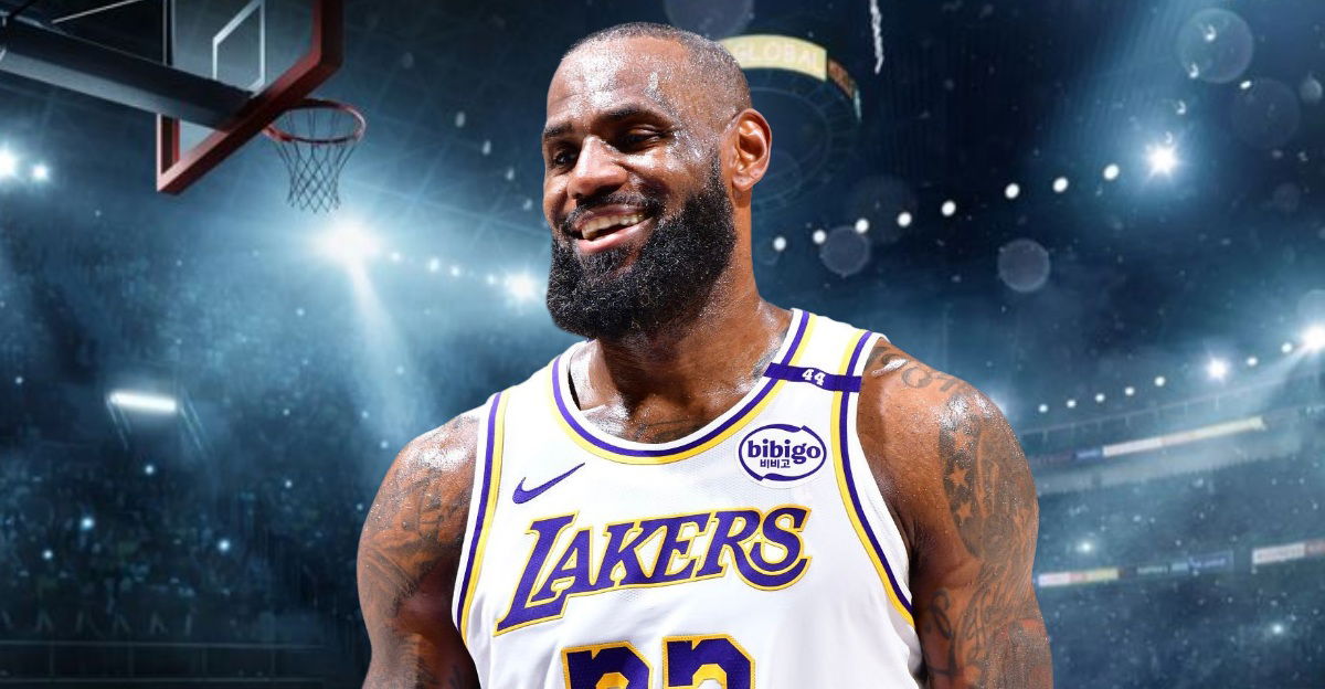 LeBron James’ Wild Tee-Off Swing Has Fans Losing Their Minds: “Swings it Like a Hammer”