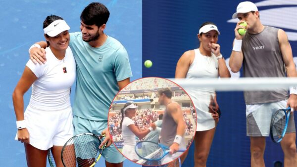 (Video) Emma Raducanu and Jack Draper Share Awkward Exchange at Net After US Open Mixed Doubles Match