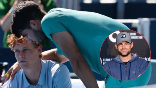 Jannik Sinner, Carlos Alcaraz, Andy Roddick (via X/Jannik Sinner Times/Forbes)