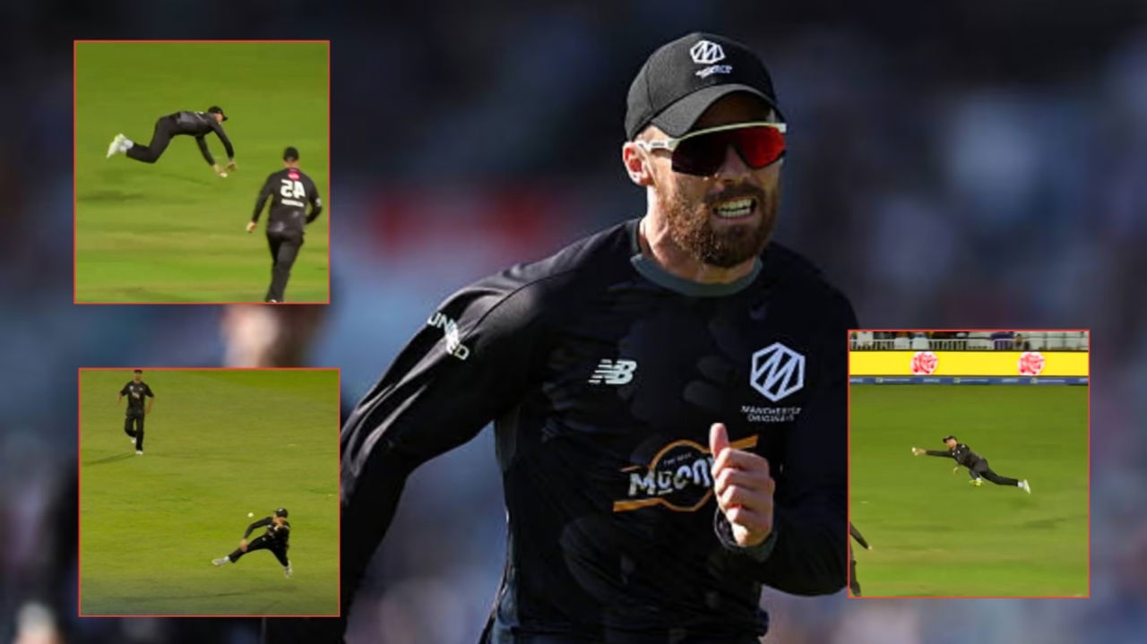 (Video) God Mode? Phil Salt Defies Gravity by Taking a Stunner in The Hundred