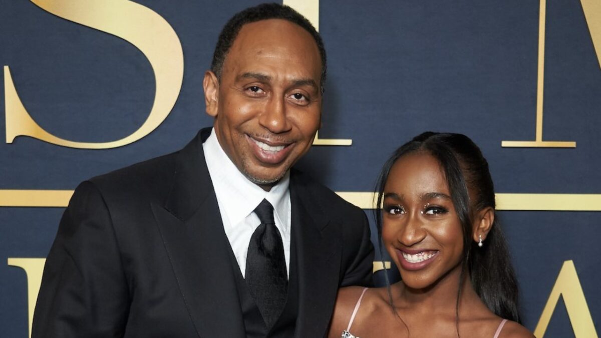 Stephen A. Smith and older daughter Samantha Smith